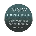 Hamilton Beach Essential Rapid Boil Kettle & 4 Slice Toaster Set - Black - Hamilton Beach UK