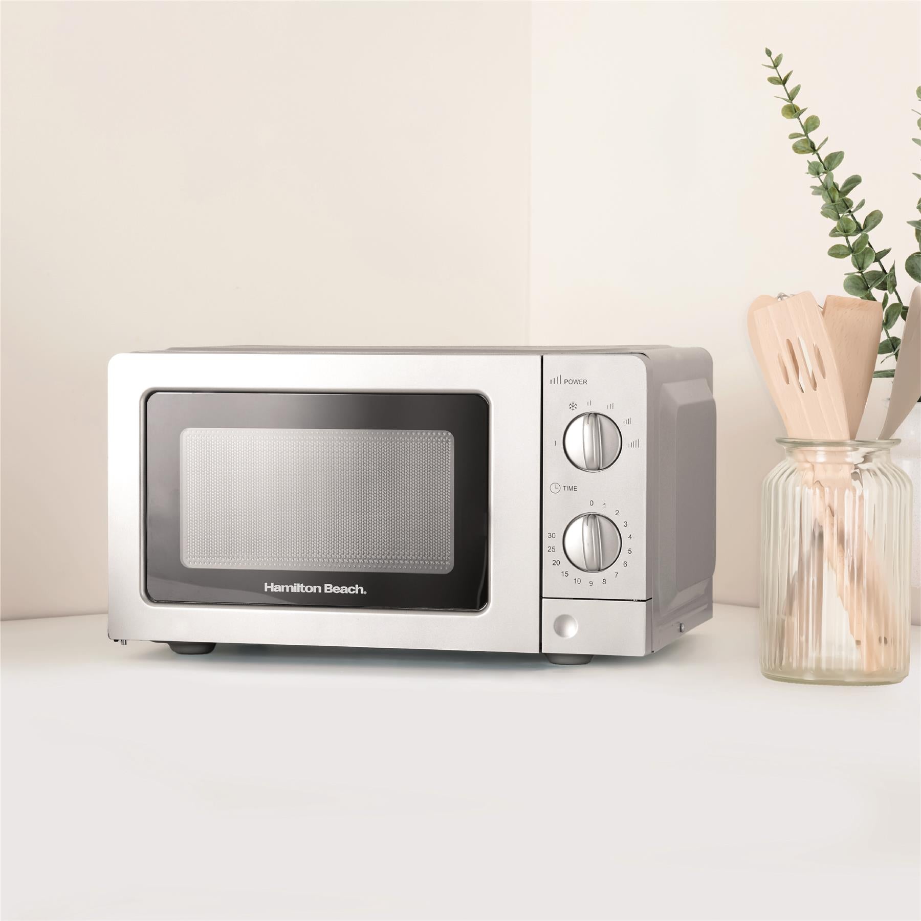 Hamilton Beach 20L Standard Silver Microwave