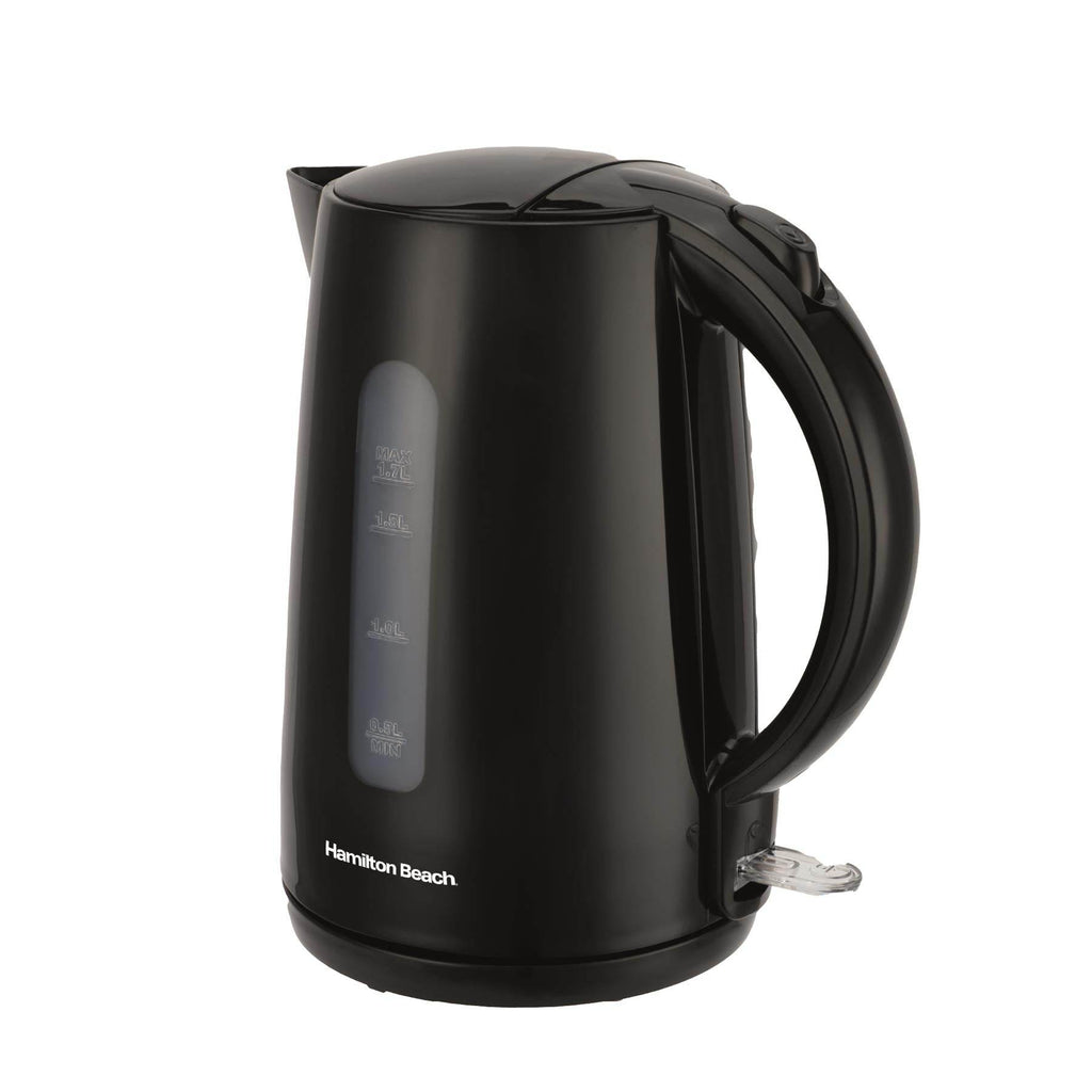 Hamilton Beach Essentials 1.7L Rapid Boil Kettle - Black - Hamilton Beach UK
