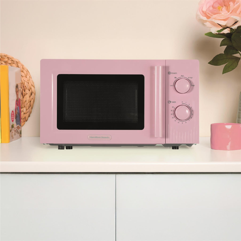 Hamilton Beach Miami Kettle, Toaster & Microwave Set - Flamingo Pink