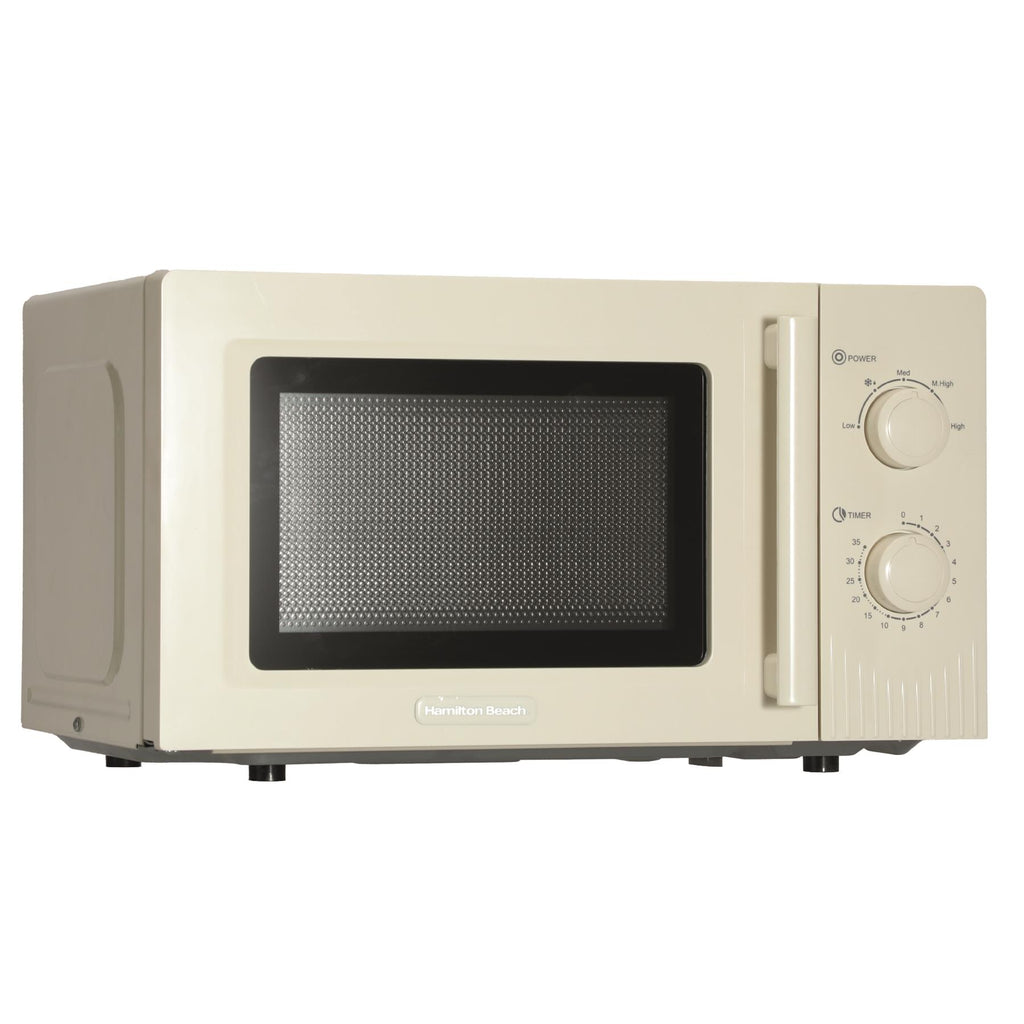 Hamilton Beach Miami Manual 800W Microwave - Sand