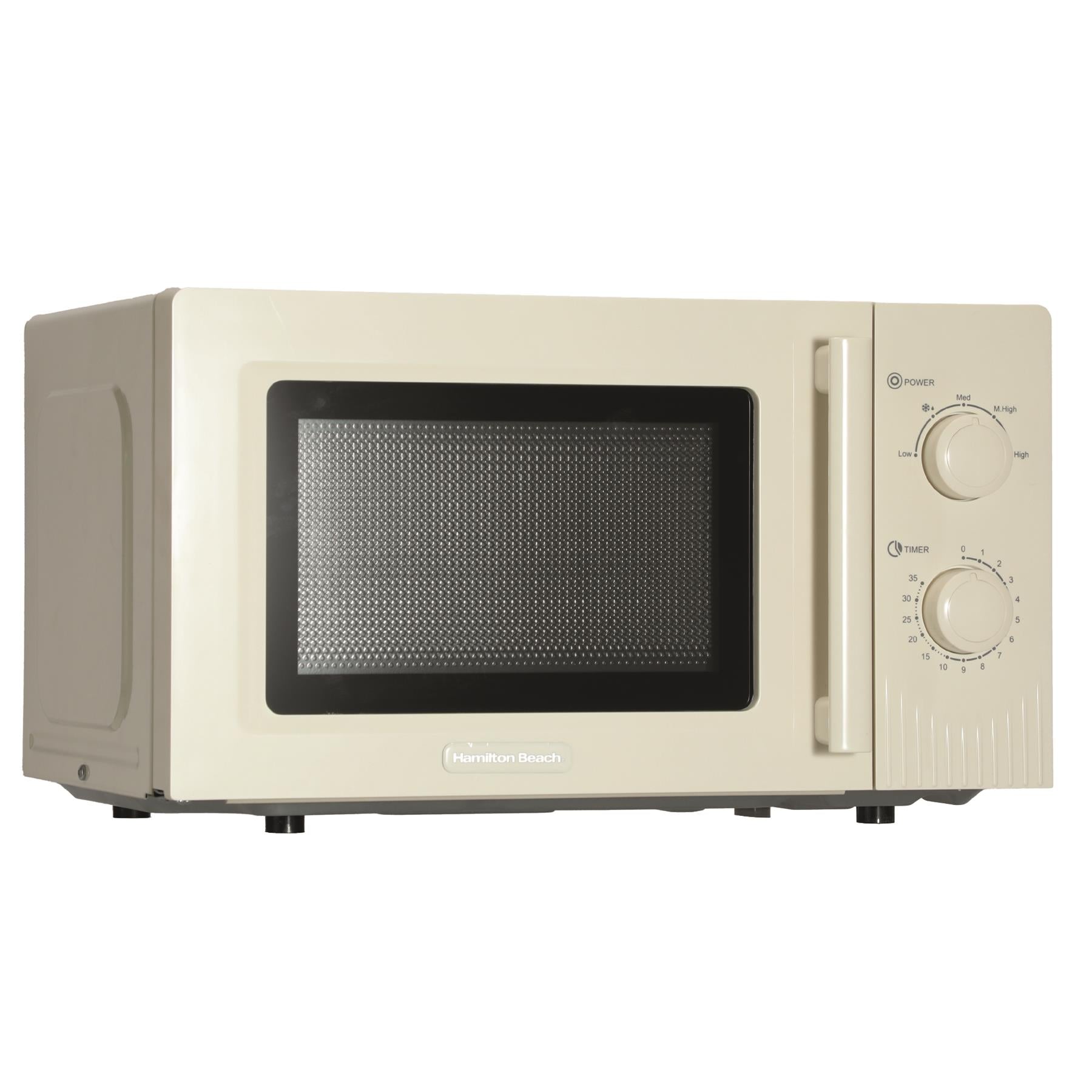 Hamilton Beach Miami Manual 800W Microwave - Sand