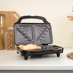 Hamilton Beach Rise Kettle, Toaster, Sandwich Toaster, 1.8L Slow Cooker Set - Black