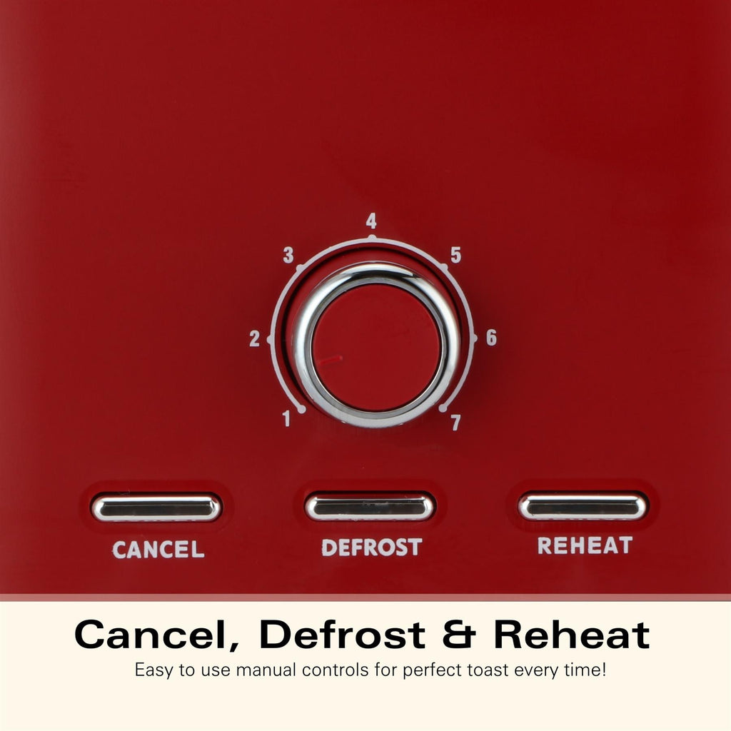 Ella 2 Slice Toaster - Matte Red