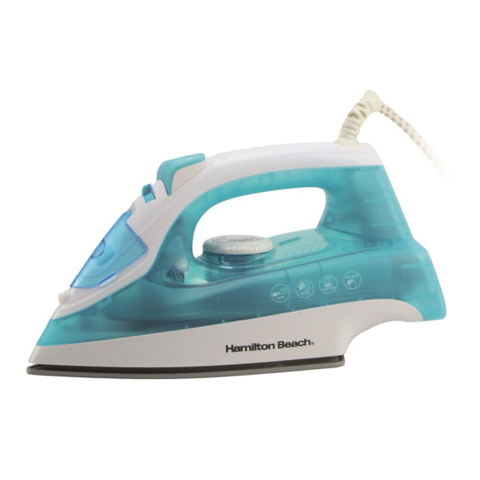 Hamilton Beach SteamMax 2200W Aqua & White Steam Iron