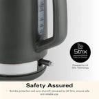 Hamilton Beach Ella 1.7L Kettle - Matte Charcoal - Hamilton Beach UK