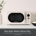Hamilton Beach 20L Retro Cream Microwave