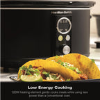 Hamilton Beach 6.5L Digital Slow Cooker - Black
