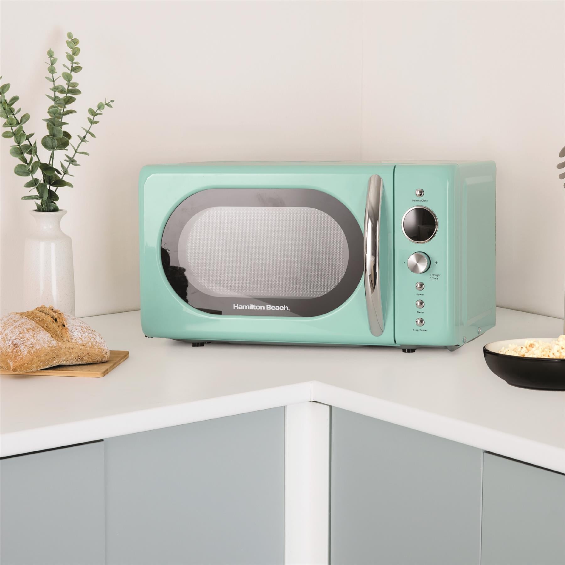 Hamilton Beach 20L Retro Mint Microwave