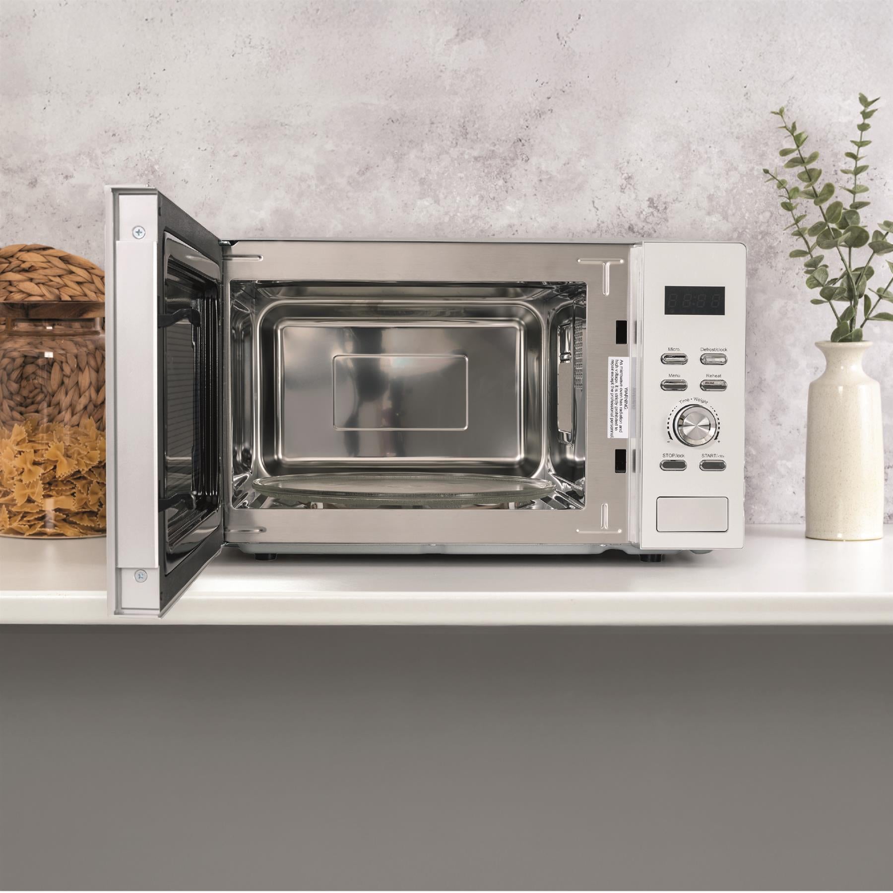 Hamilton Beach 30L Silver Family Microwave