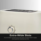 Hamilton Beach Ella 2 Slice Toaster - Matte Latte - Hamilton Beach UK
