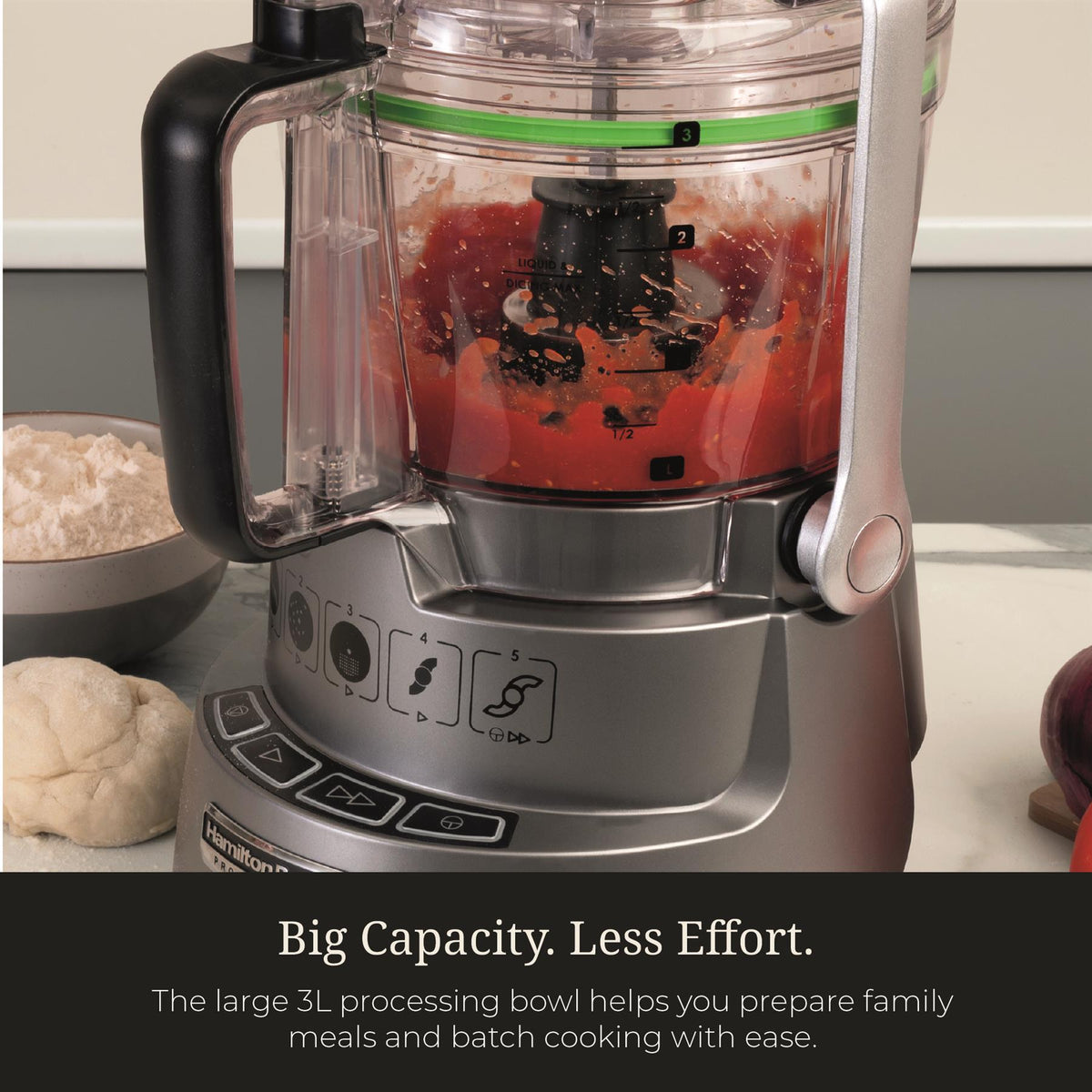 Hamilton Beach 3L Food Processor with Dicing