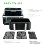 Hamilton Beach VisionCook 9L Dual Air Fryer - Hamilton Beach UK