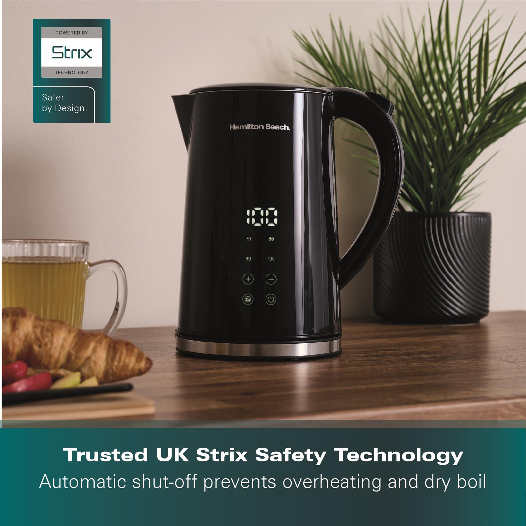 Hamilton Beach FlexiControl 1.7L Digital Control Variable Temperature Kettle