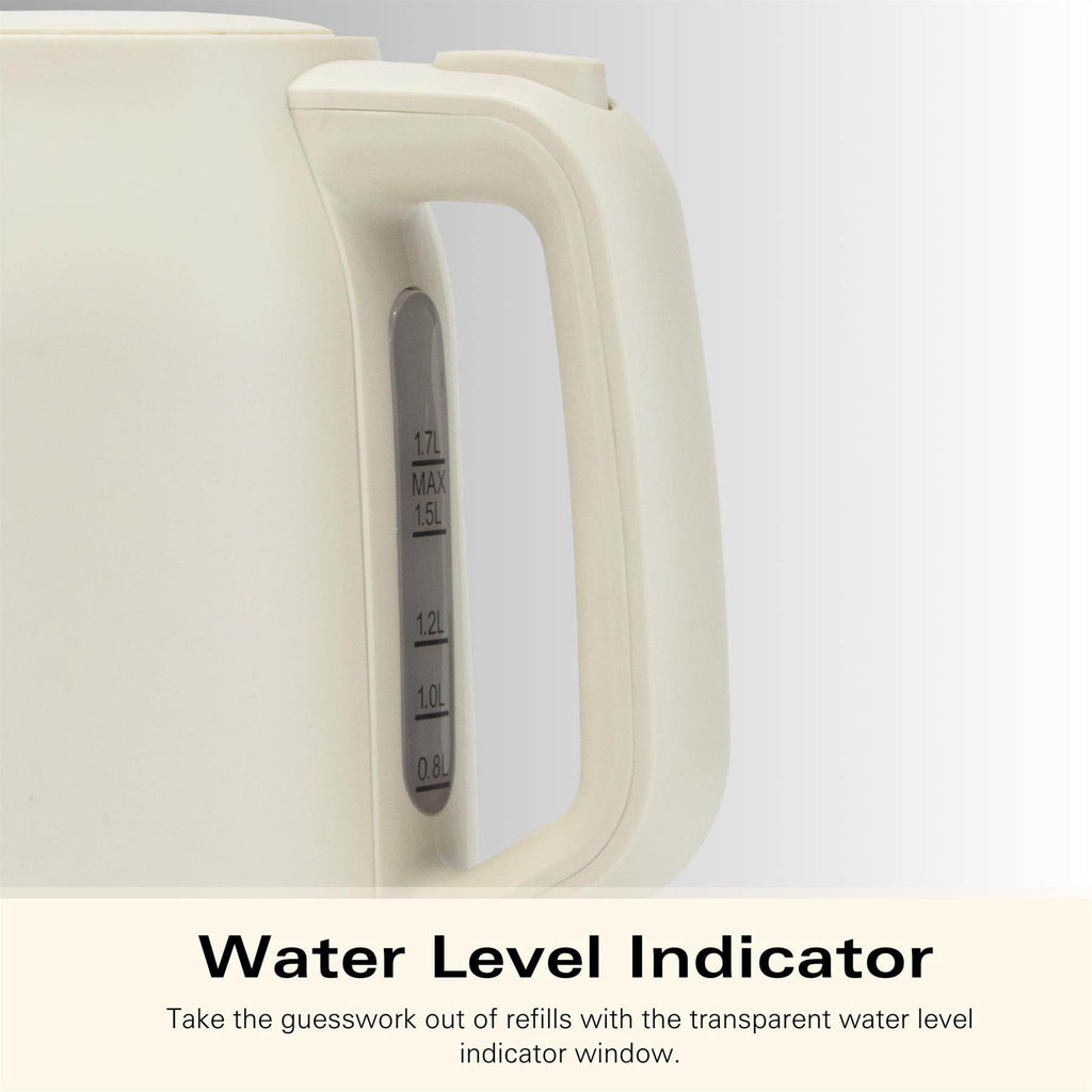 Hamilton Beach Ella 1.7L Kettle - Matte Latte - Hamilton Beach UK