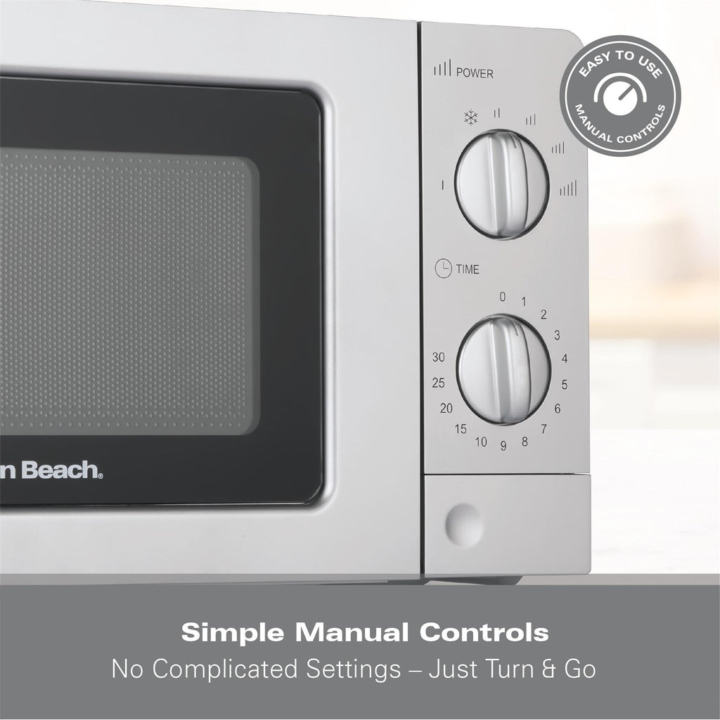 Hamilton Beach 20L Standard Silver Microwave