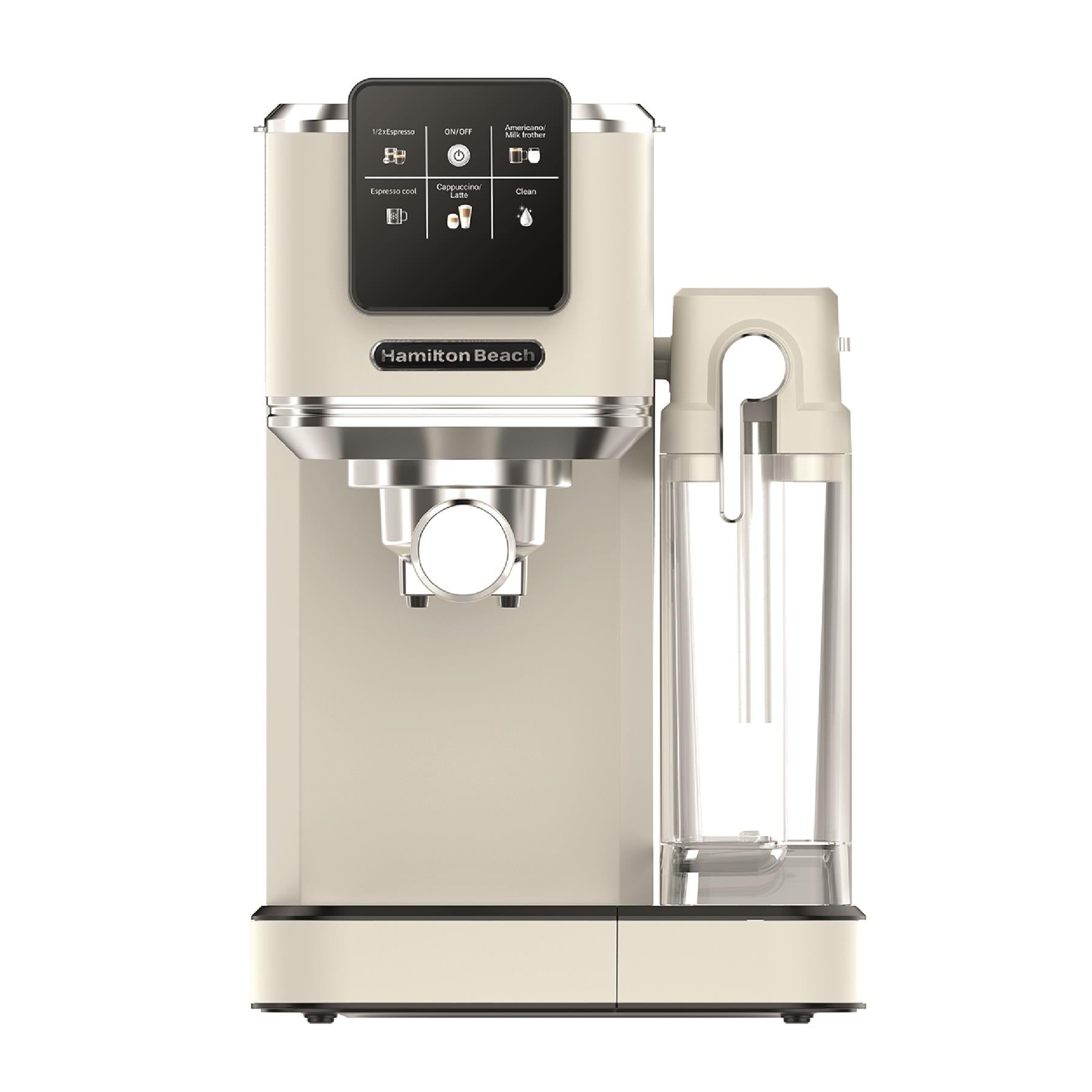 Hamilton Beach BaristaPro+ Touch 8-in-1 Espresso Machine Cream