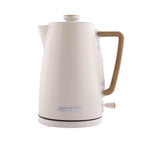 Hamilton Beach Scandi 1.7L Kettle - Matte Cream with Wood Effect - Hamilton Beach UK