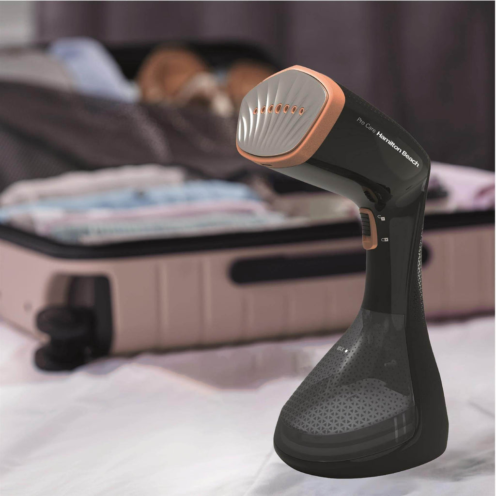 Hamilton Beach ProCare Handheld Garment Steamer - Black & Bronze - Hamilton Beach UK