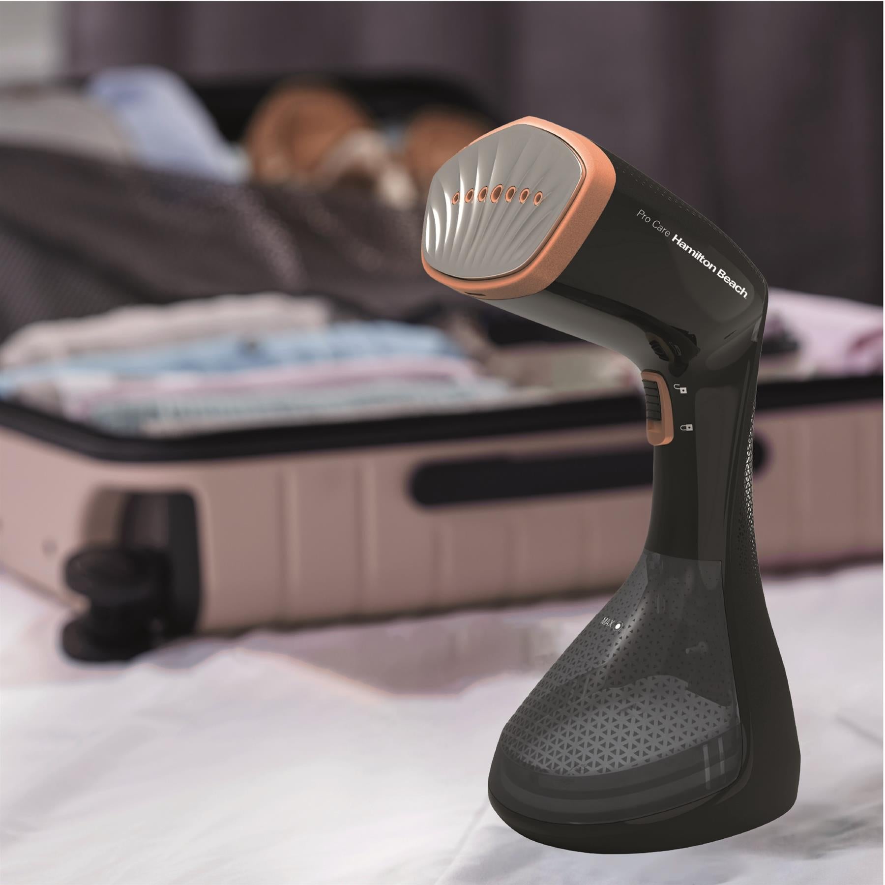 ProCare Handheld Garment Steamer - Black & Bronze