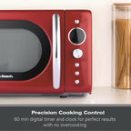 Hamilton Beach 20L Retro Red Microwave
