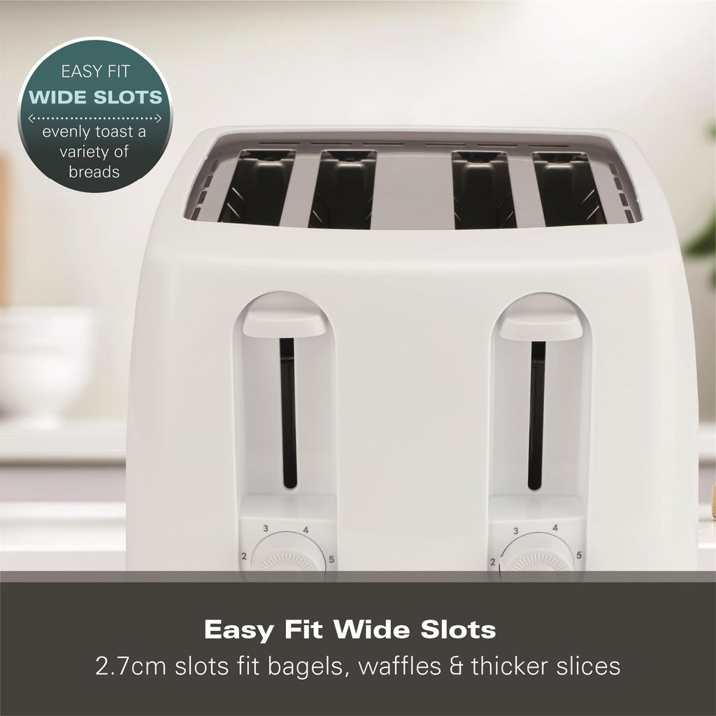 Hamilton Beach Essentials 4 Slice Toaster White