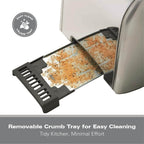 Hamilton Beach Rise Stainless Steel 2 & 4 Slice Toasters - Hamilton Beach UK