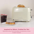 Hamilton Beach Miami 2 Slice Toaster Sand