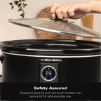 Hamilton Beach 6.5L Digital Slow Cooker - Black