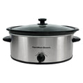 Hamilton Beach The Family Favourite 6.5L Slow Cooker - Silver - Hamilton Beach UK