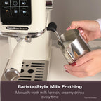 Hamilton Beach BaristaPro Touch 5-in-1 Espresso Machine Cream
