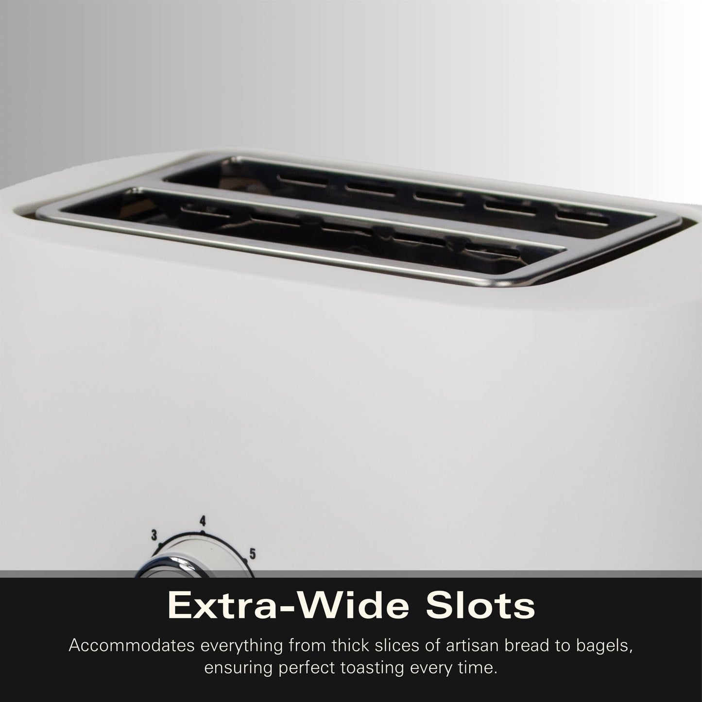 Hamilton Beach Ella 2 Slice Matte White Toaster