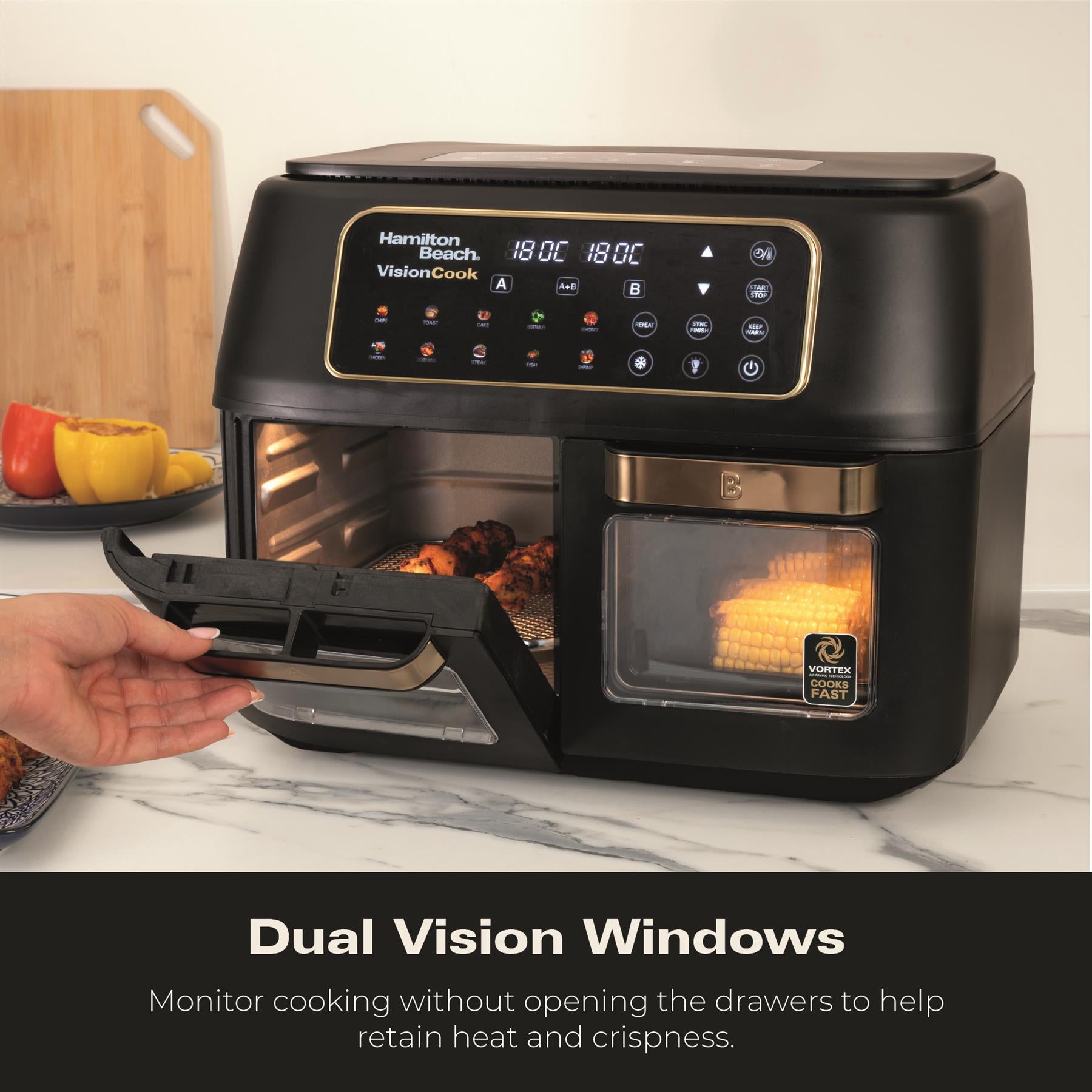 Hamilton Beach VisionCook 11L Dual Air Fryer Oven