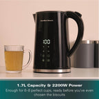 Hamilton Beach FlexiControl 1.7L Digital Control Variable Temperature Kettle - Hamilton Beach UK