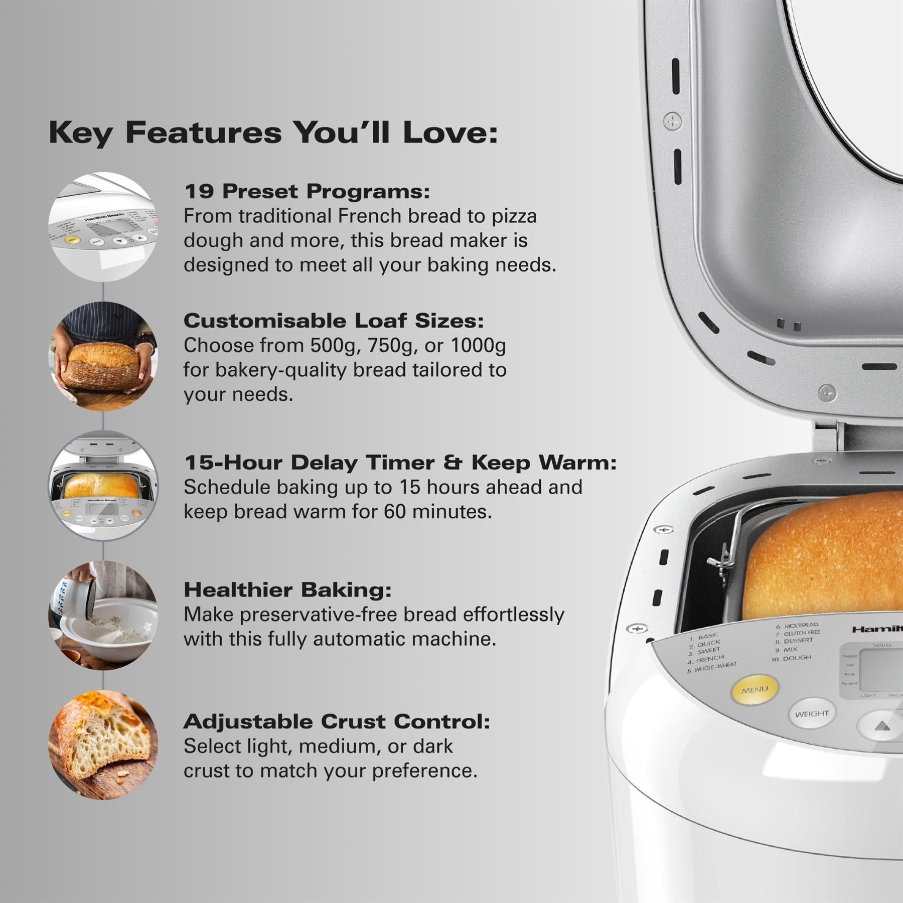 Essential QuickBake 19-in-1 Automatic Bread Maker
