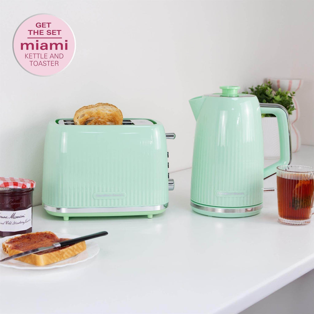 Hamilton Beach Miami 2 Slice Toaster - Mojito Mint - Hamilton Beach UK