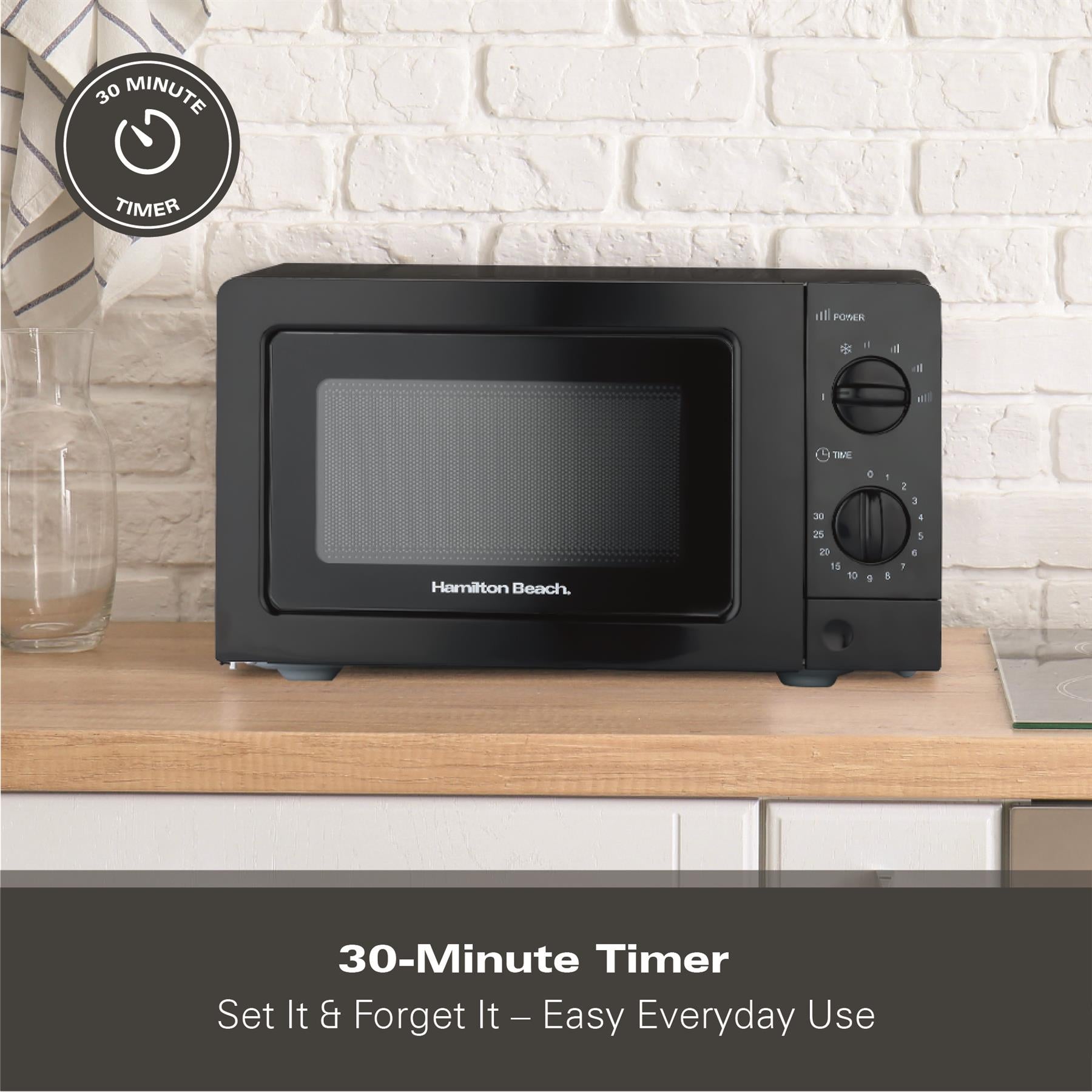 Hamilton Beach 20L Standard Black Microwave