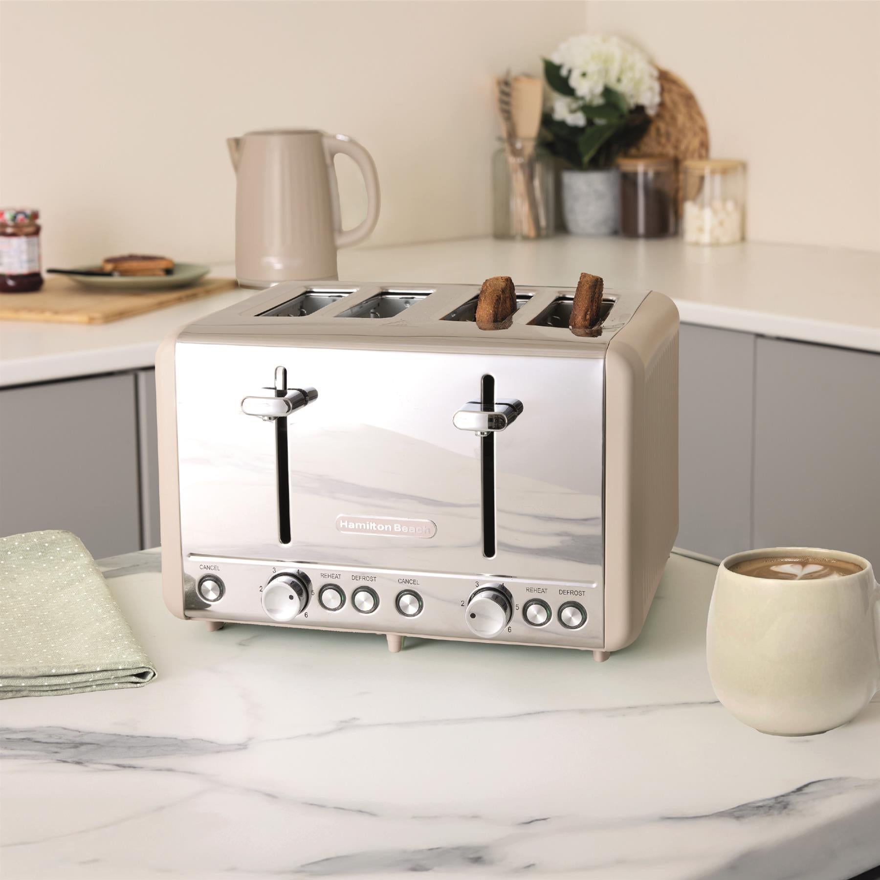 Harmony Kettle & Toaster Set - Cappuccino