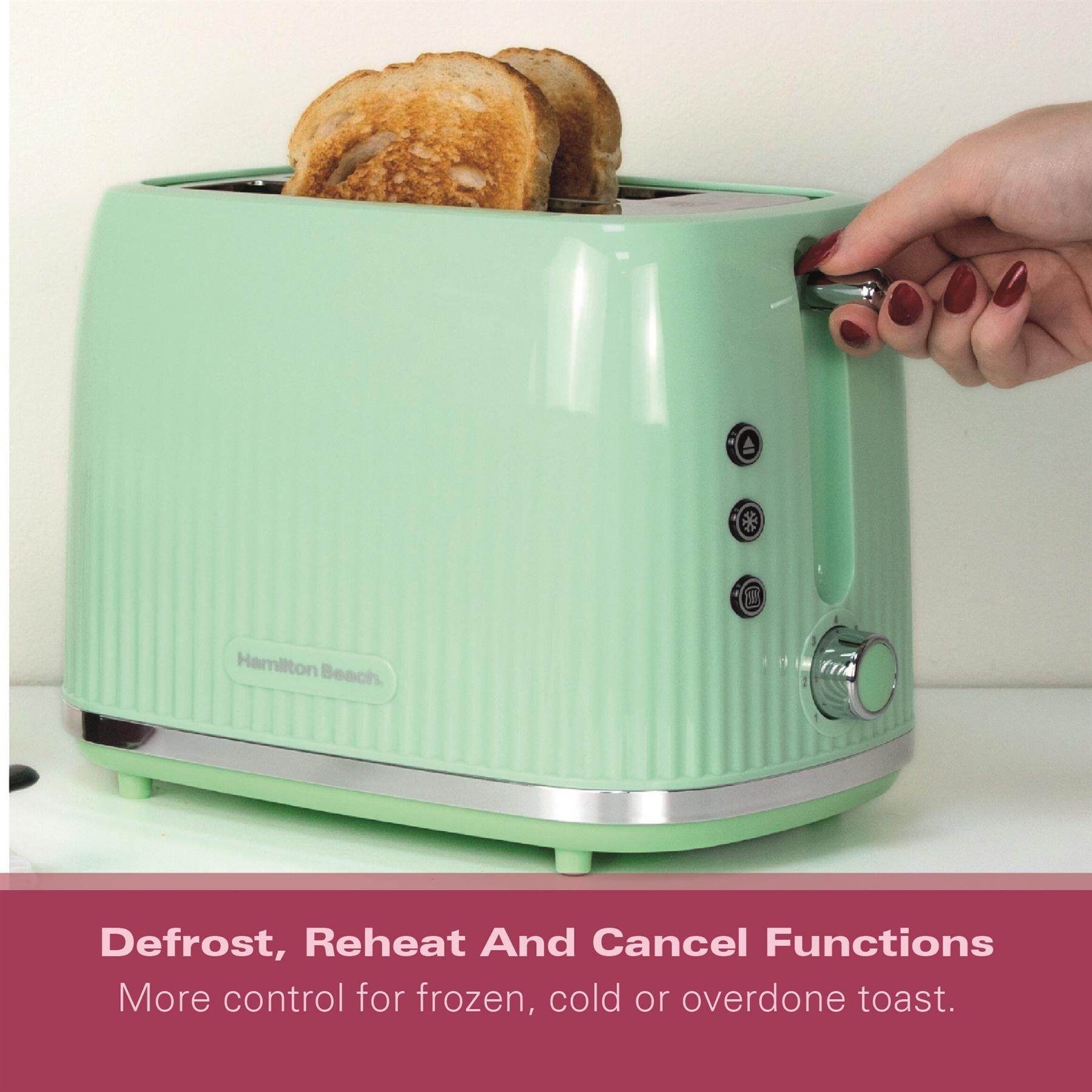 Hamilton Beach Miami 2 Slice Toaster Mojito Mint - Hamilton Beach UK