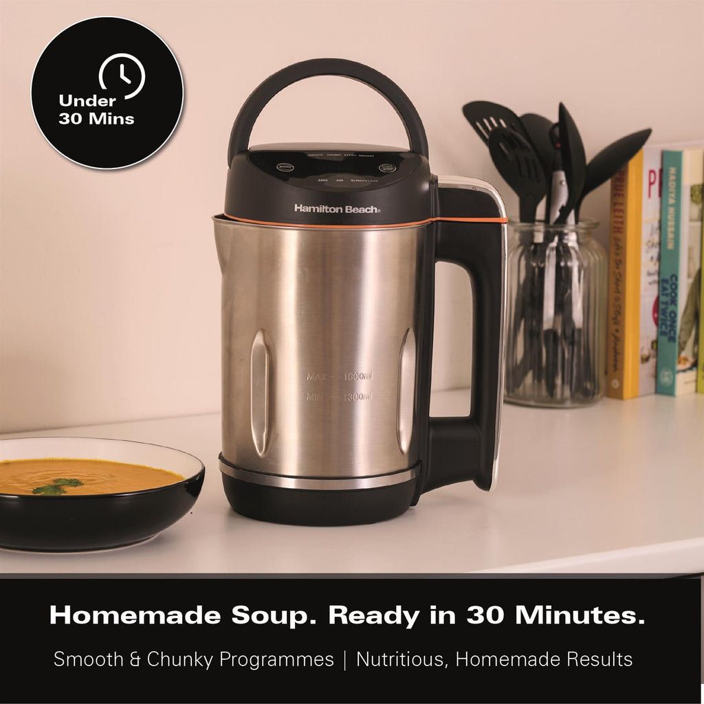 Hamilton Beach Intelligent Control Soup Maker Plus Black