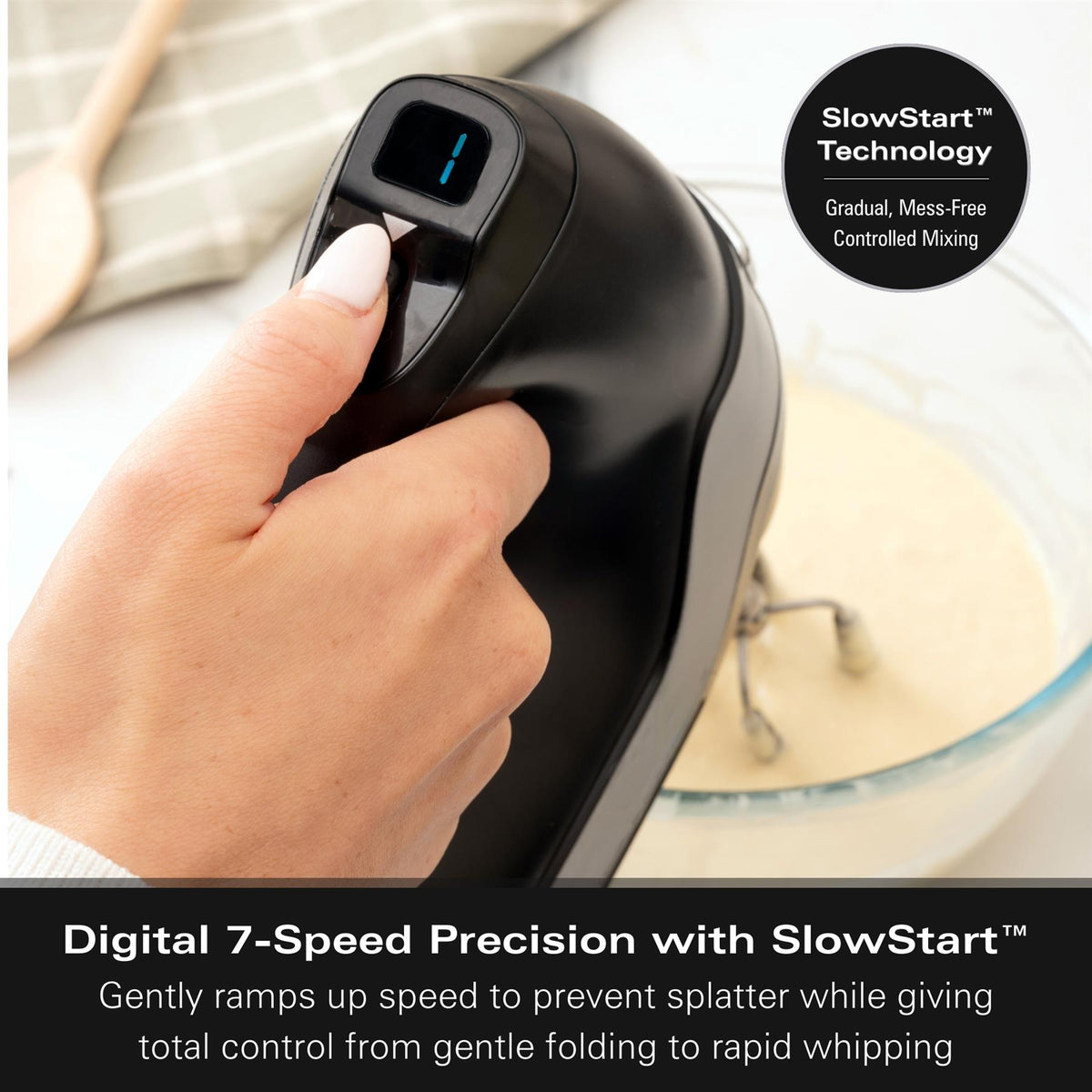 Hamilton Beach 7-Speed Digital Electric Hand Mixer