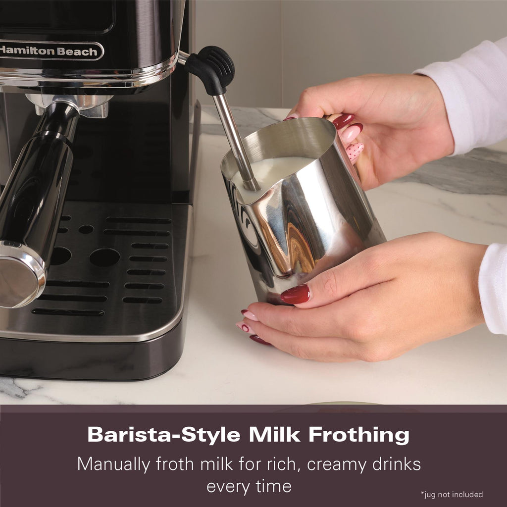 Hamilton Beach BaristaPro Touch 5-in-1 Espresso Machine Black