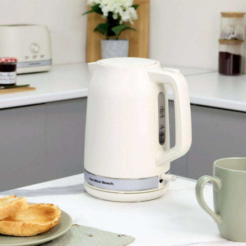 Hamilton Beach Ella 1.7L Kettle - Matte Latte - Hamilton Beach UK