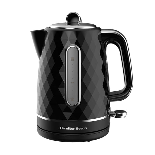 Hamilton Beach Diamond 1.7L Kettle Black