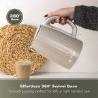 Hamilton Beach Harmony 1.7L Kettle - Cappuccino - Hamilton Beach UK