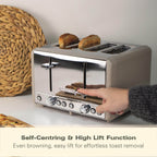 Hamilton Beach Harmony 4 Slice Toaster - Cappuccino - Hamilton Beach UK