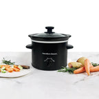 Hamilton Beach The Mighty Mini 1.8L Slow Cooker - Black - Hamilton Beach UK
