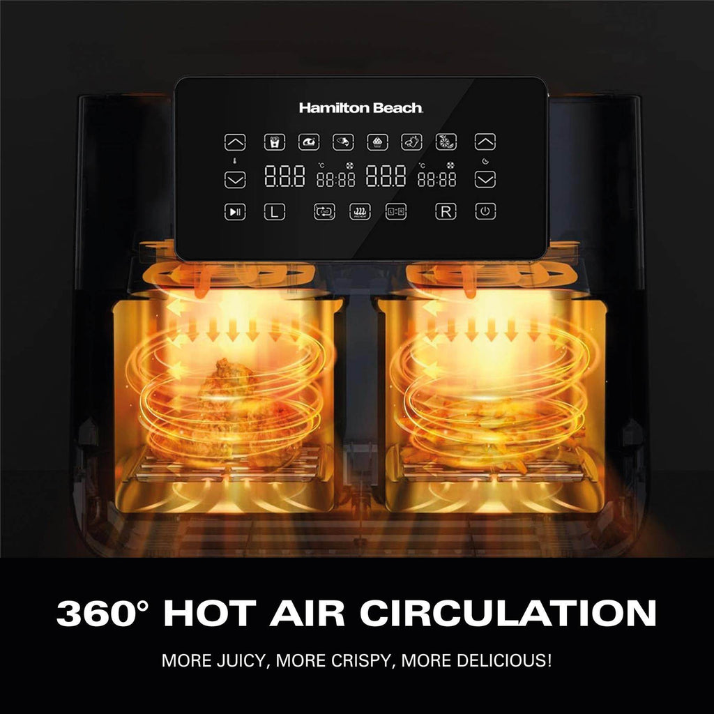 Hamilton BeachHealthyCook 8L Dual Air Fryer - Hamilton Beach UK