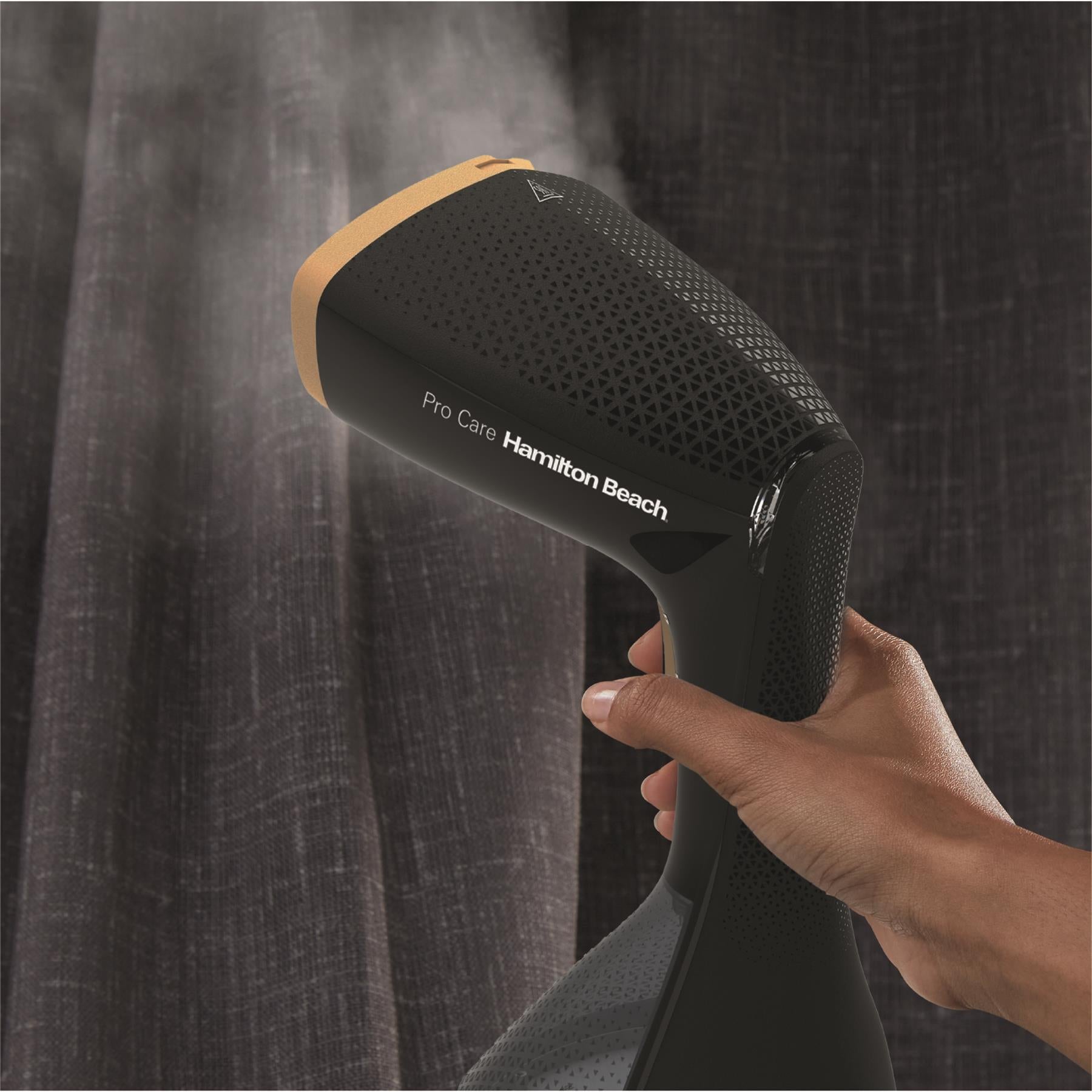 ProCare Handheld Garment Steamer - Black & Bronze