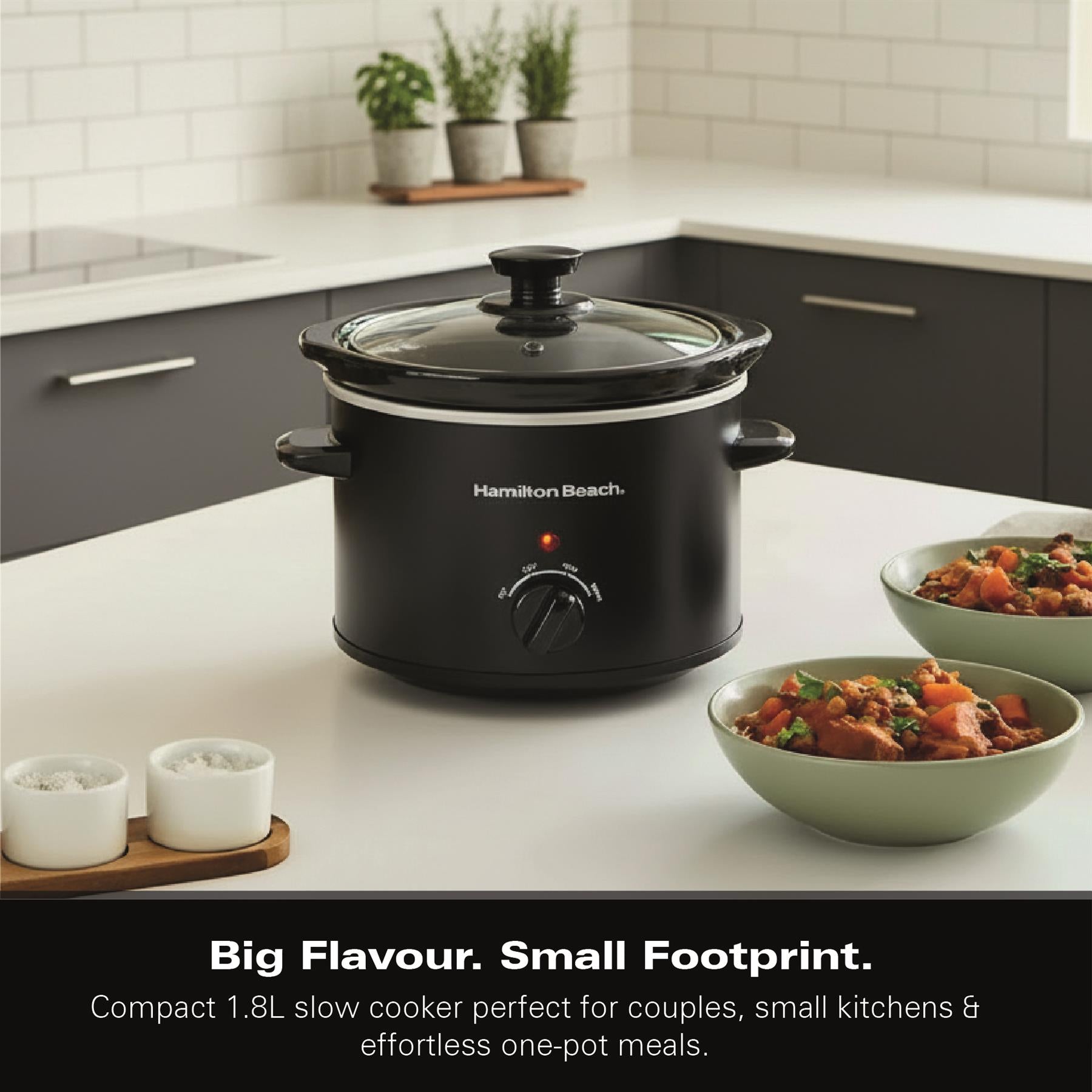 Hamilton Beach The Mighty Mini 1.8L Slow Cooker